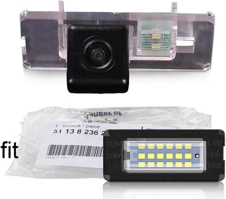 Wasserdicht Kennzeichenleuchte Rückfahrkamera Rückansicht Kamera für BMW E53 X5 E46 318 3er 316i Min