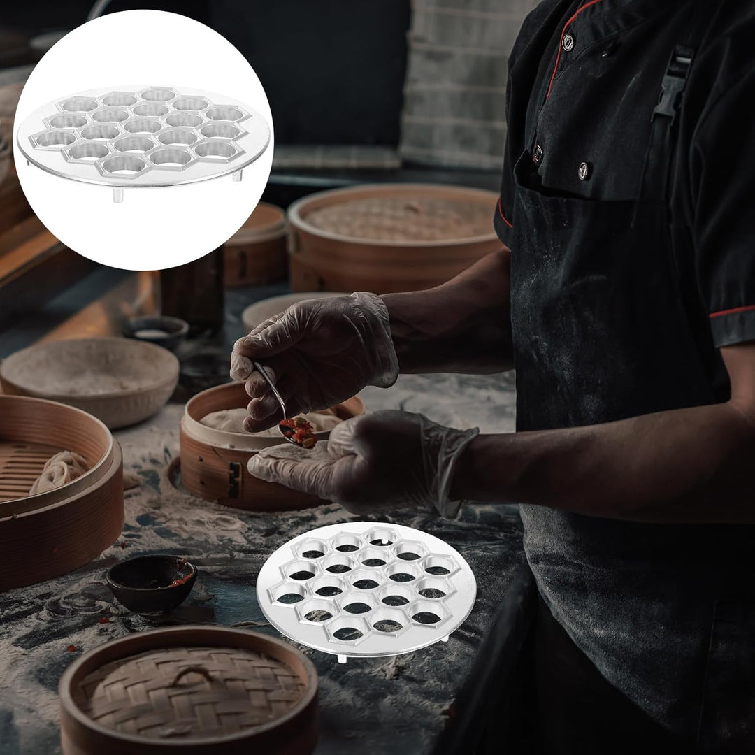 GARVALON Dumpling Maker Haushaltsform Grosse Knödelmaschine Pelmeni Teigtaschenformer aus Küchenhelf