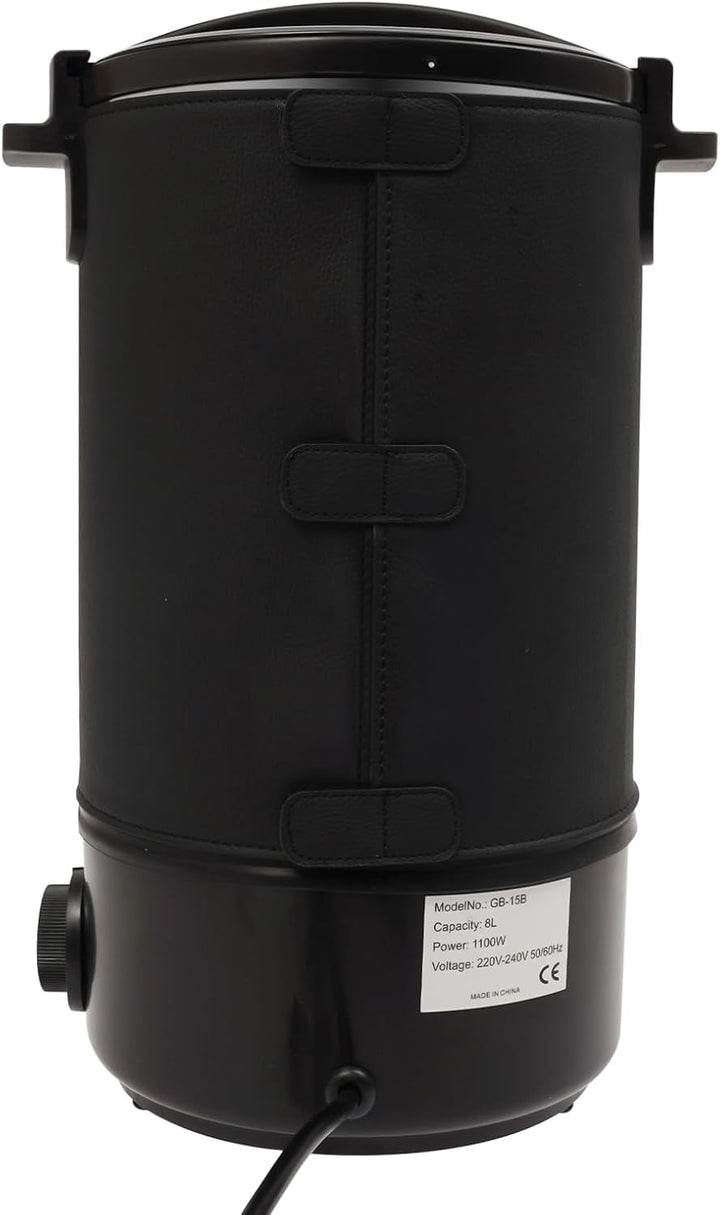 HUOMMGS Wachsschmelztopf mit 30-110℃ Temperatur Einstellbar, Deckel Edelstahl Wachsschmelzer Elektri