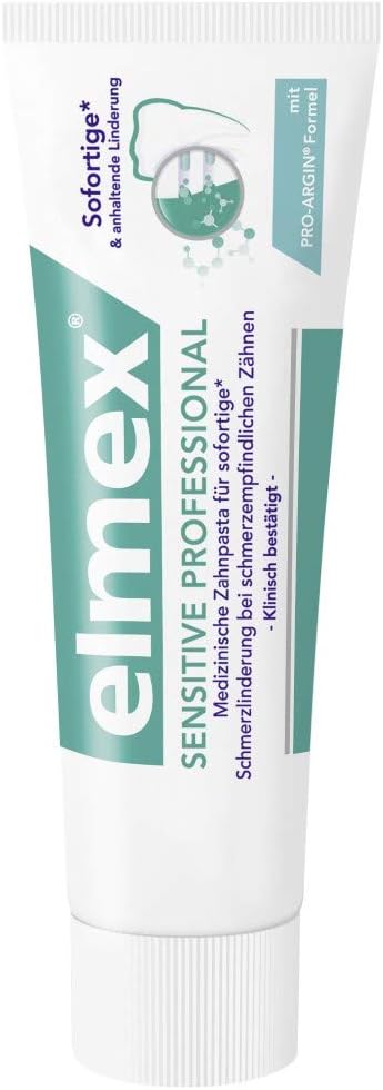 elmex Set Sensitive Professional mit Zahnpasta, Mundspülung & Zahnbürste 3 Stück (1er Pack) Set mit