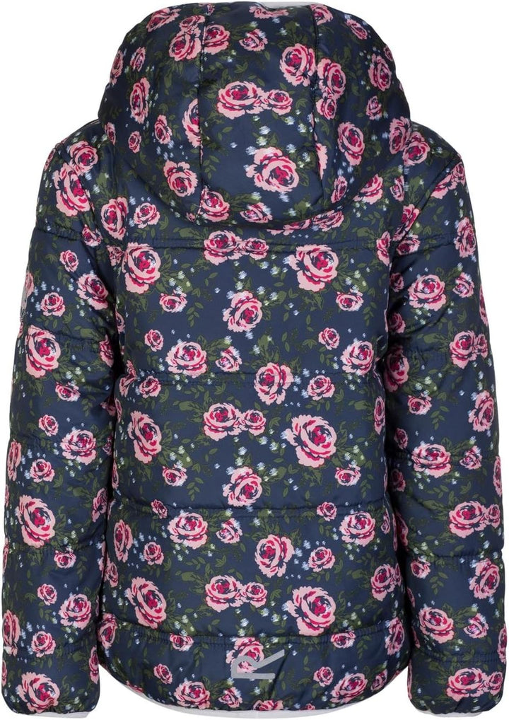 Regatta Kinder Jacke Coulby Size 9-10 Marineblau mit Blumenmuster, Size 9-10 Marineblau mit Blumenmu