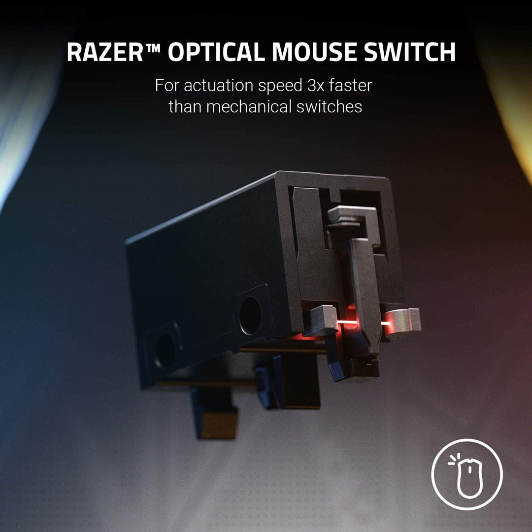 Razer Basilisk V2 - Kabelgebundene Gaming Maus mit 11 programmierbaren Tasten für PC/Mac (Optischer