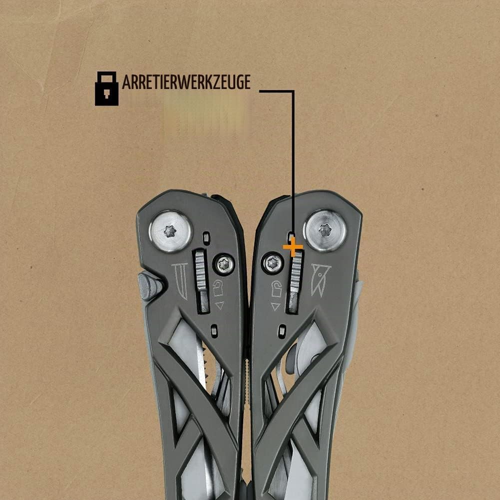 Gerber Multifunktionswerkzeug mit Nylon-Scheide und 12 Funktionen, Suspension Multi-Tool, 1003720 12