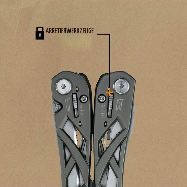 Gerber Multifunktionswerkzeug mit Nylon-Scheide und 12 Funktionen, Suspension Multi-Tool, 1003720 12