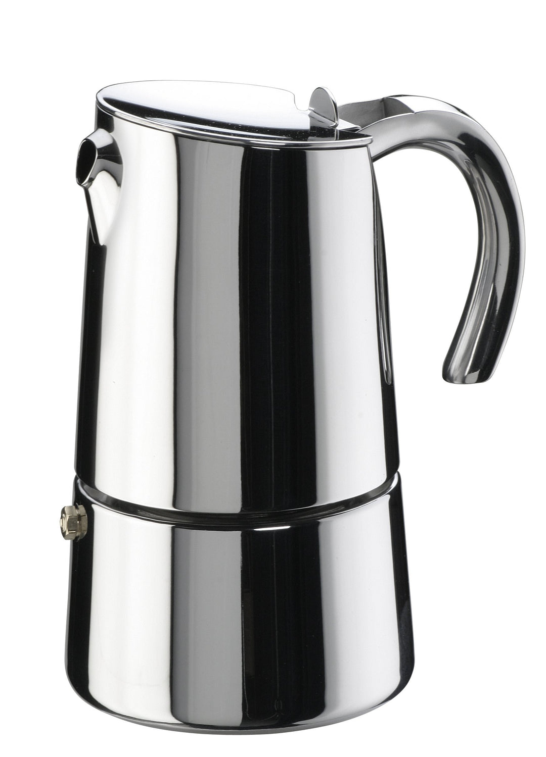 Pinti Inox Bella Espressokocher Mokka, Edelstahl, Silber