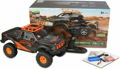 Amewi Climbing Beast Pick-Up Crawler 4WD 1:10 RTR, schwarz-orange, 22529