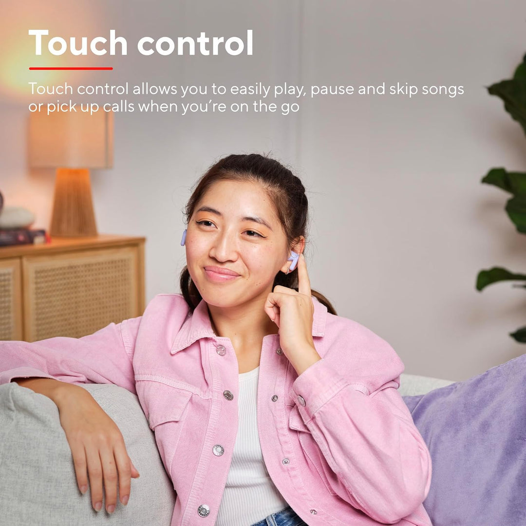 Trust Yavi In Ear Bluetooth Kopfhörer mit 2 ENC Noise Cancelling Mikrofone, 23H Spielzeit, 35% Recyc