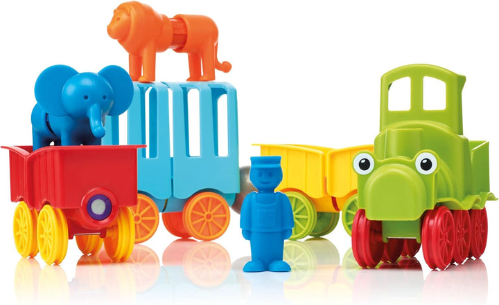 SmartMax 249887 My First Animal Train - 22 pcs, Multicoloured, 22pcs/ 1-5 Years
