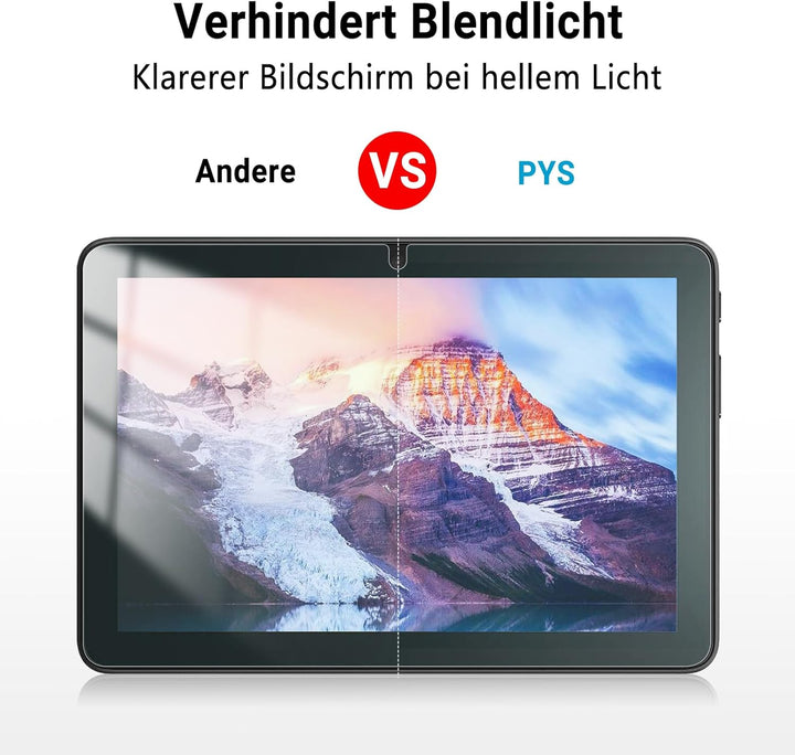 PYS Anti Blaulicht Schutzfolie für Fire HD 10/10 Kids Tablet Anti Glare Kratzfest Blaulichtblock um