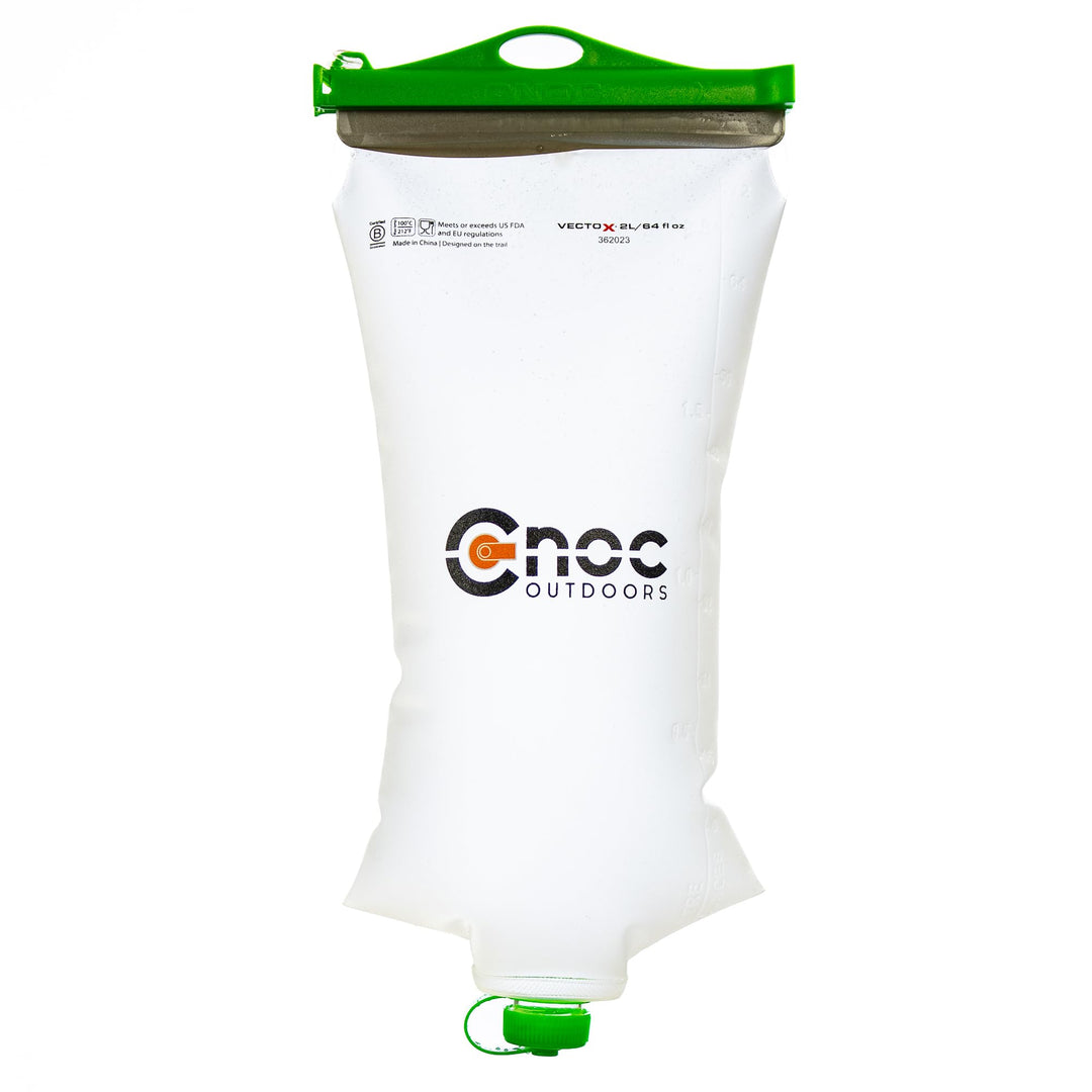 VectoX Wasserbehälter, robust, 28 mm Gewinde, 2 l, Grün