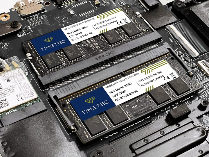 Timetec 32GB KIT (2x16GB) DDR4 3200MHz (DDR4-3200) PC4-25600 Non-ECC Unbuffered 1.2V CL22 2Rx8 Dual