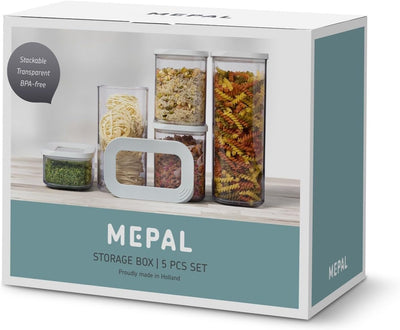 Mepal Vorratsdosen Modula 7-teilig – Starter-Set – ideal für die Aufbewahrung von trockenen Lebensmi