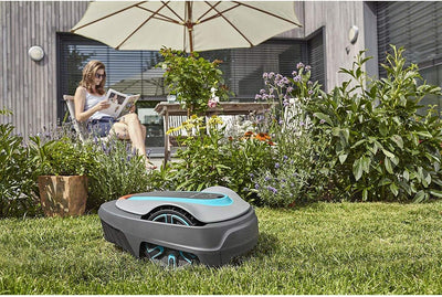 GARDENA smart Sileno Set city 500: Mähroboter bis 500 m² Rasenfläche, Steigungen bis 35 %, Schnitthö