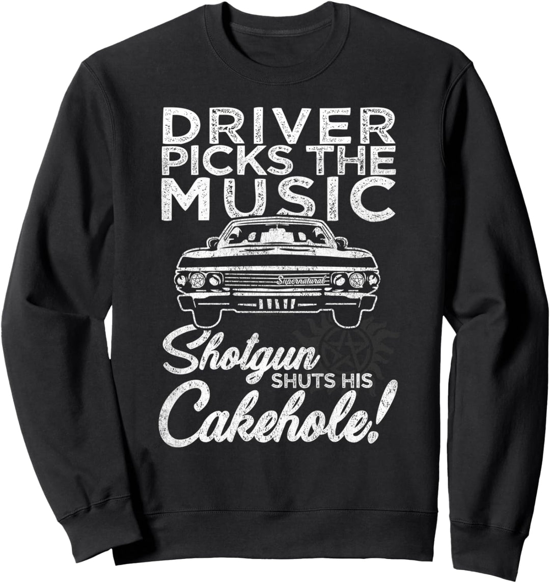 Supernatural Driver Picks Music Sweatshirt