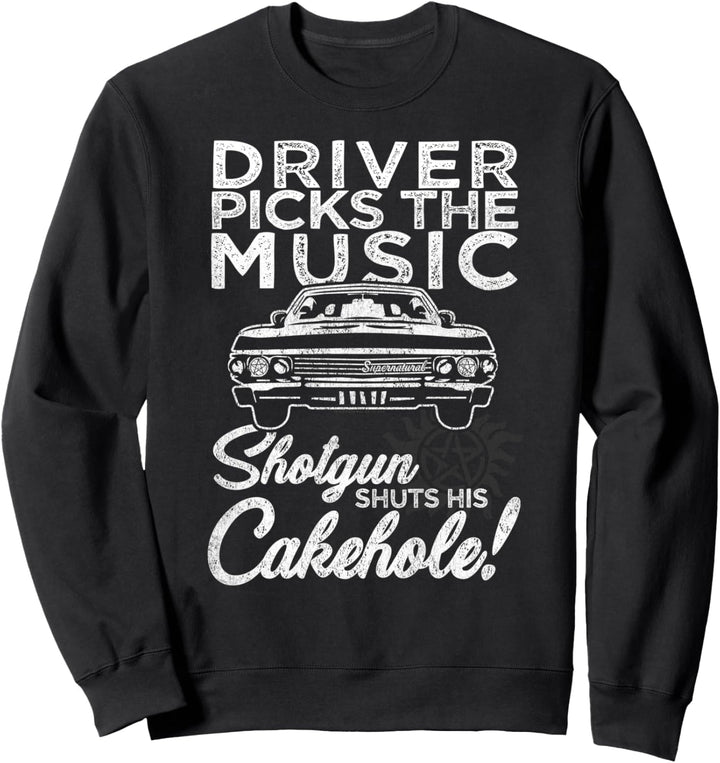 Supernatural Driver Picks Music Sweatshirt