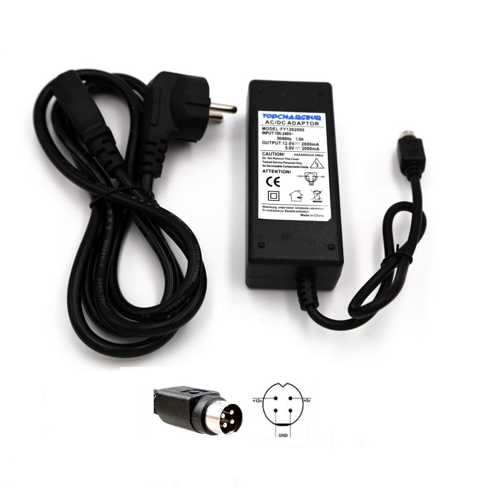 Top Ladegerät ® Netzadapter Ladegerät 12 V 5 V 2 A 4 Kiefer für Ersatz Coming Data cp1205 inklusive