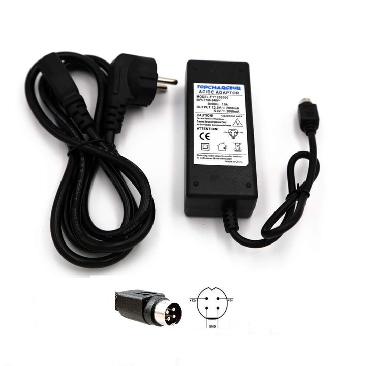 Top Ladegerät ® Netzadapter Ladegerät 12 V 5 V 2 A 4 Kiefer für Ersatz Coming Data cp1205 inklusive