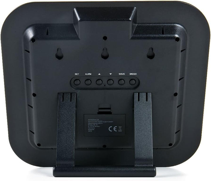 Technoline digitale Funk-Wanduhr WS 8006, Grösse: 280 x 32 x 245 mm, Weiss