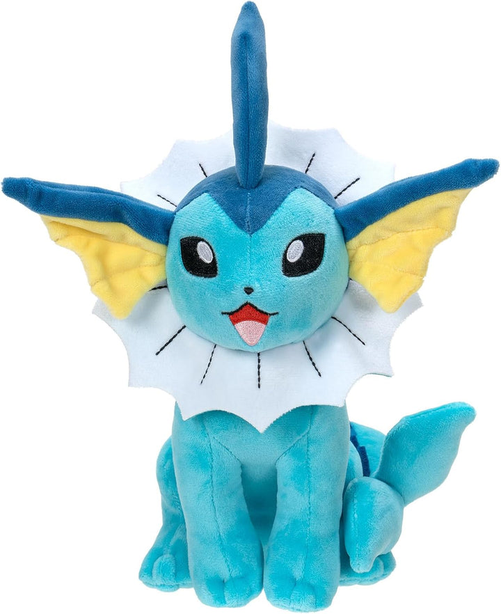 Pokémon PKW3081-20cm Plüsch - Aquana, offizielles Plüsch Vaporeon, Vaporeon