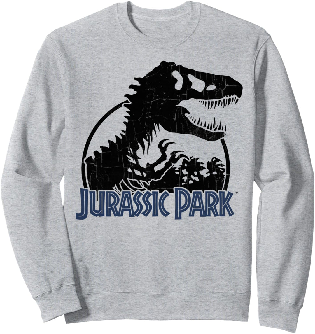 Jurassic Park Classic T-Rex Dark Logo Sweatshirt