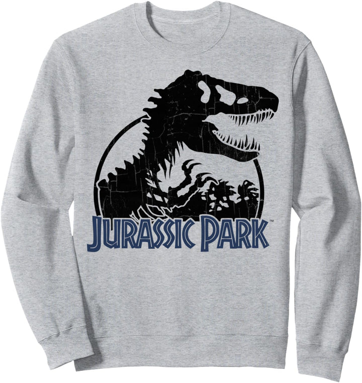 Jurassic Park Classic T-Rex Dark Logo Sweatshirt