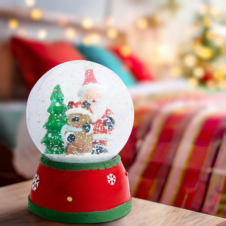 Schneekugel mit Vater Weihnachten Spieluhr