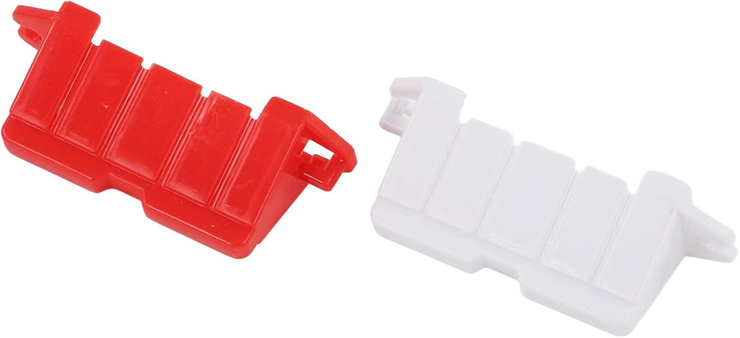 RC Drift Race Road Barrier, Rot Weisse Strassen Blöcke 120PCS Kunststoff Langlebige Fernbedienung Au