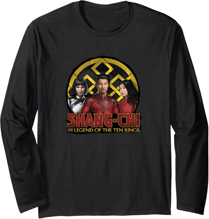 Marvel Shang-Chi Group Poster Langarmshirt
