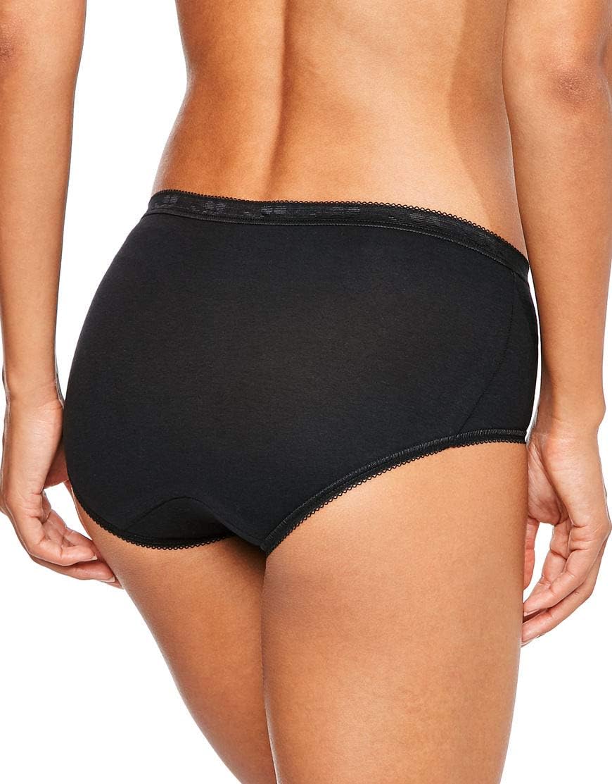 Sloggi Damen Slip (4er Pack) 38 Schwarz, 38 Schwarz