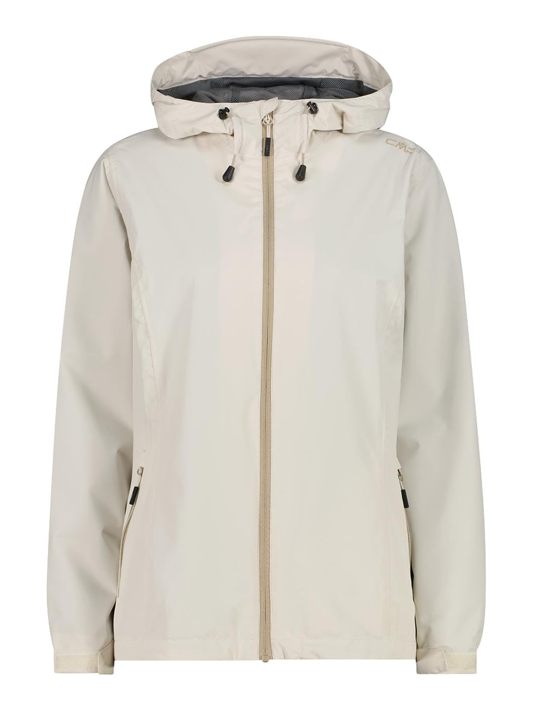 CMP Damen Regenjacke Woman Rain Jacket Fix Hood 36 A238 Vanille, 36 A238 Vanille