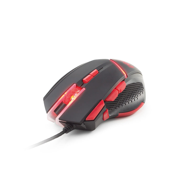 DR1TECH Hunter+ Professional Gaming Maus Mit Kabel [5 Auswechselbare Gewichte + Triple FIRE] - 9 Tas