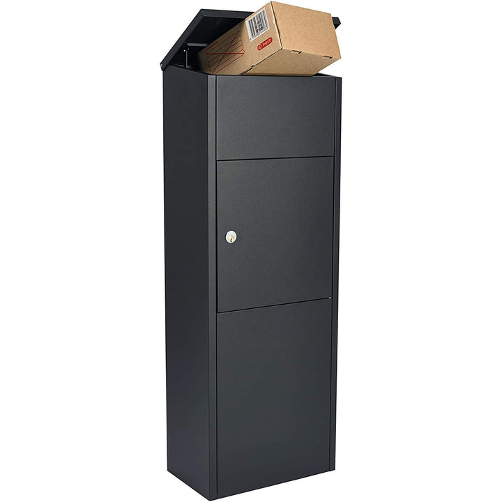 RAL7016 Paketbox Paketkasten XXL Anthrazitgrau Matt Paketbriefkasten Postbox abschliessbar 895x395x2