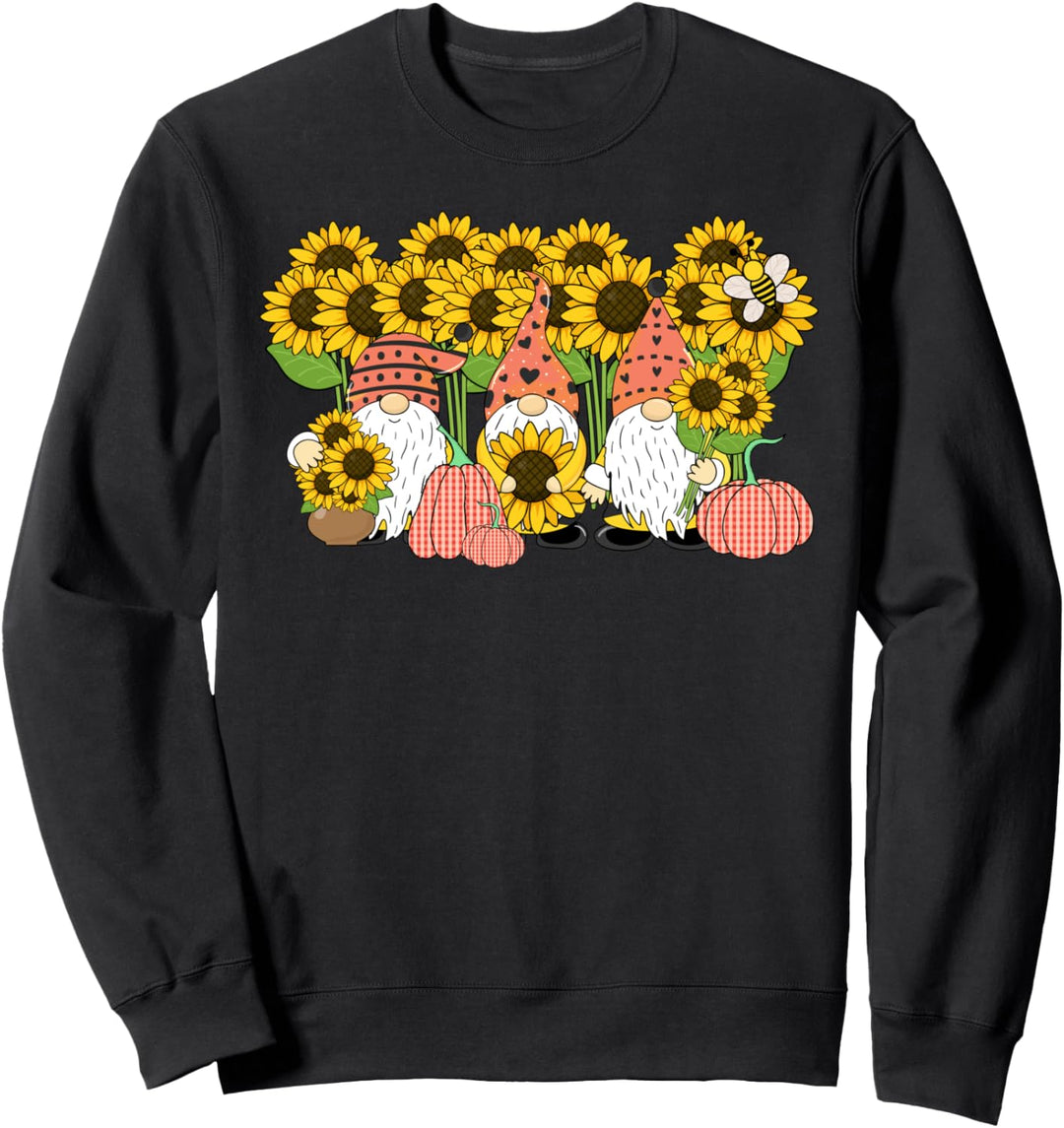 Sonnenblumenzwerge Sommerernte Herbst Herbst Kürbiszwerg Sweatshirt