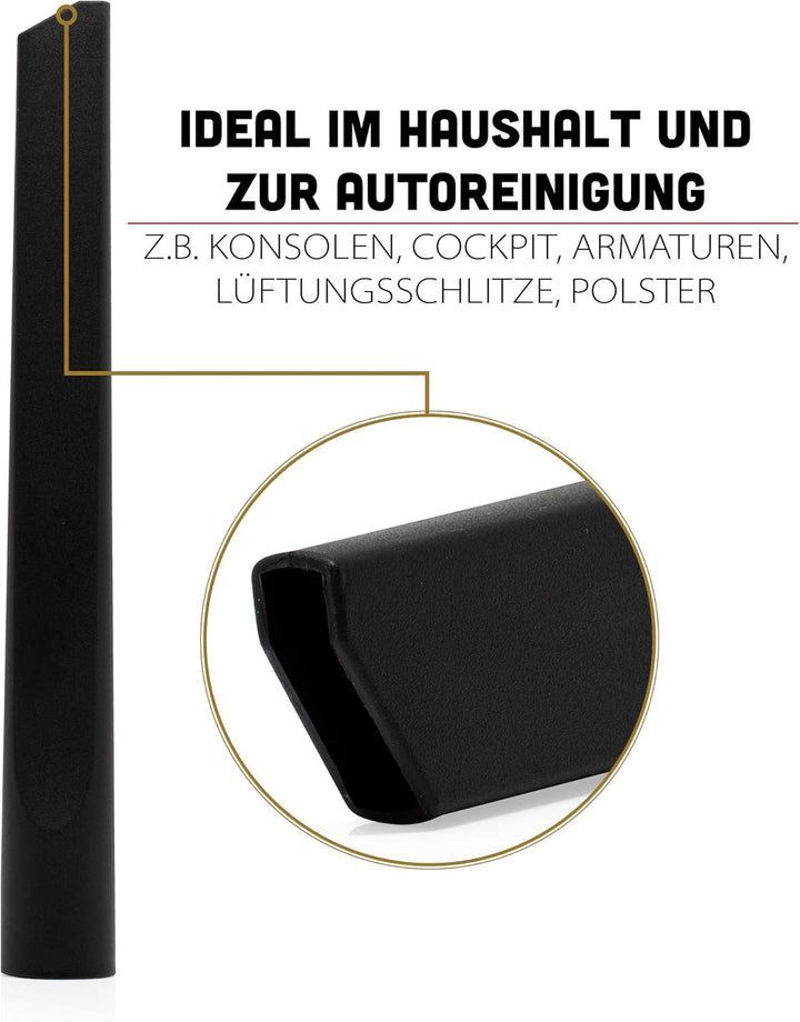FixedByU Universal Staubsaugerdüsen Set | Bestehend aus 3 Aufsätzen für 32mm Staubsauger Anschlüsse