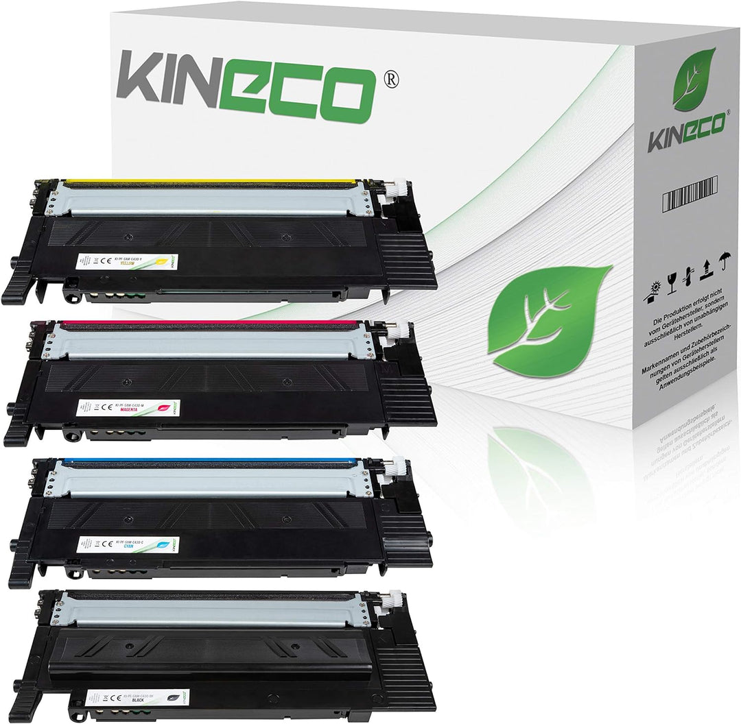 Kineco 4X Toner ersetzt CLT-P404C CLT-K404S CLT-C404S CLT-M404S CLT-Y404S Multipack für Samsung Xpre
