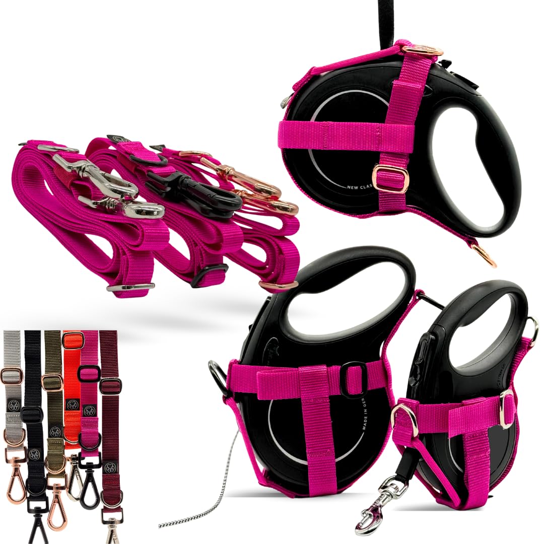 Halfter für Flexi-Leinen, Hundeleine-Halterung kompatibel mit Flexi Classic, Comfort & Extreme, inkl