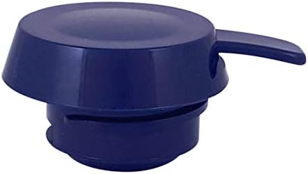 Helios Servitherm Thermoskanne Dunkelblau 0,3L – 6h Heiss - Hält Getränke heiss & kalt – Einhandbedi