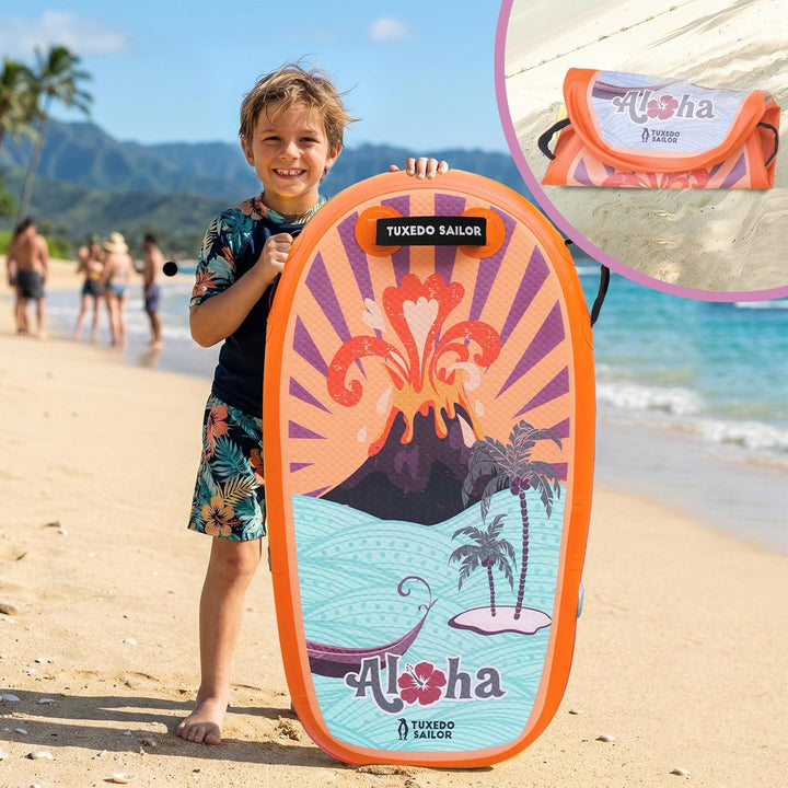 Tuxedo Sailor Aufblasbare Bodyboard Schwimmbrett Schwimmboard, Surfbrett Kinder und Erwachsene zum S