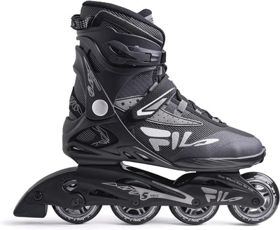 FILA Herren Legacy Comp Inline Skate 39 BLACK/GREY, 39 BLACK/GREY