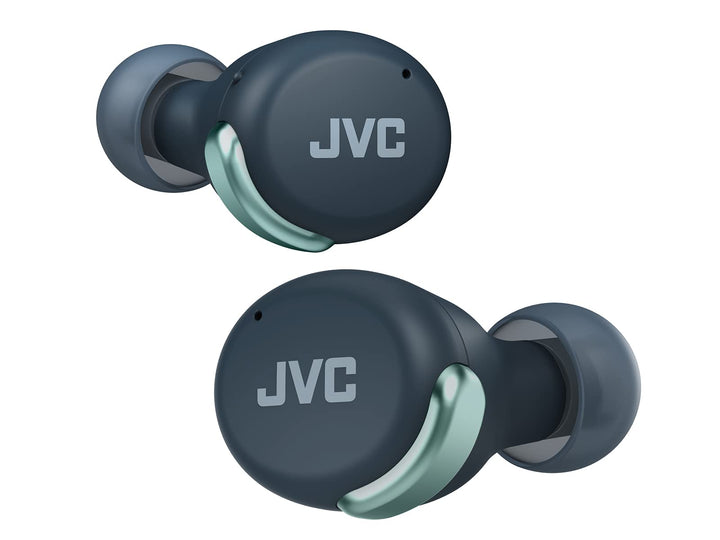 JVC HA-Z330T-G - Kompakte True Wireless Ohrhörer, aktives Noise Cancelling, geringes Gewicht, stylis
