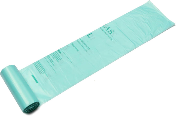 Biomüllbeutel 6L, 200 Stk., wasserdicht &amp; reissfest | biologisch abbaubare Müllbeutel, kompostfähig,
