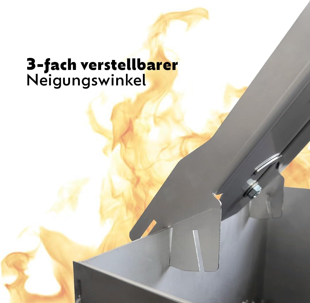 Flammlachsbrett für 78cm Feuertonne | Zubehör für Feuertonnen | Buchen-Holz Aus Nachhaltiger Forstwi