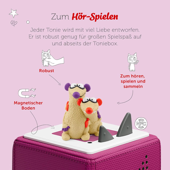 tonies Hörfiguren für Toniebox, Jan und Henry – 8 Rätsel und 2 Lieder, Hörspiel mit Liedern für Kind