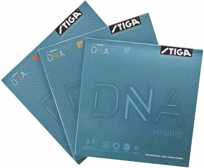 Stiga Tischtennisbelag DNA Hybrid M mit 47,5 Grad Schwammhärte, Power Sponge Cells und H-Touch Tenso