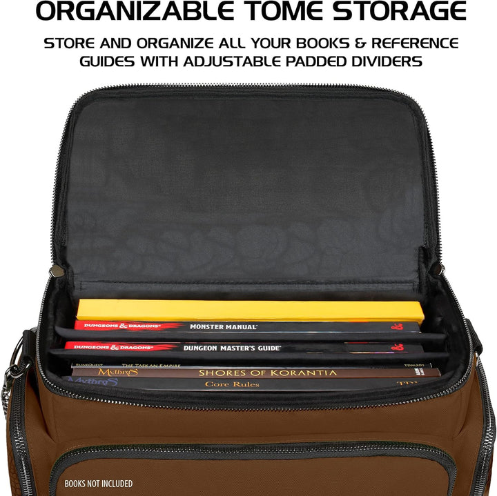 ENHANCE Tabletop RPG-Tasche des Abenteurers, Sammleredition - DND-Tasche mit Tabletop-Miniaturen-Auf