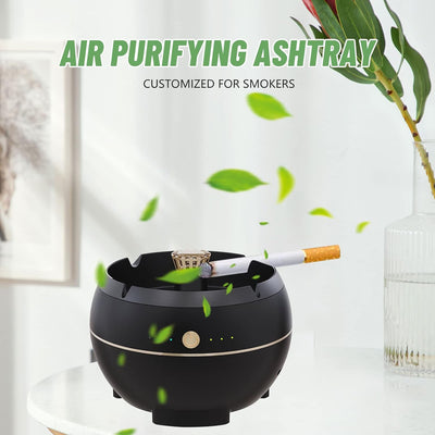 Rauchloser Aschenbecher, Mit Luftreiniger, USB Luftreiniger Aschenbecher für Die Luftreinigung Mit N