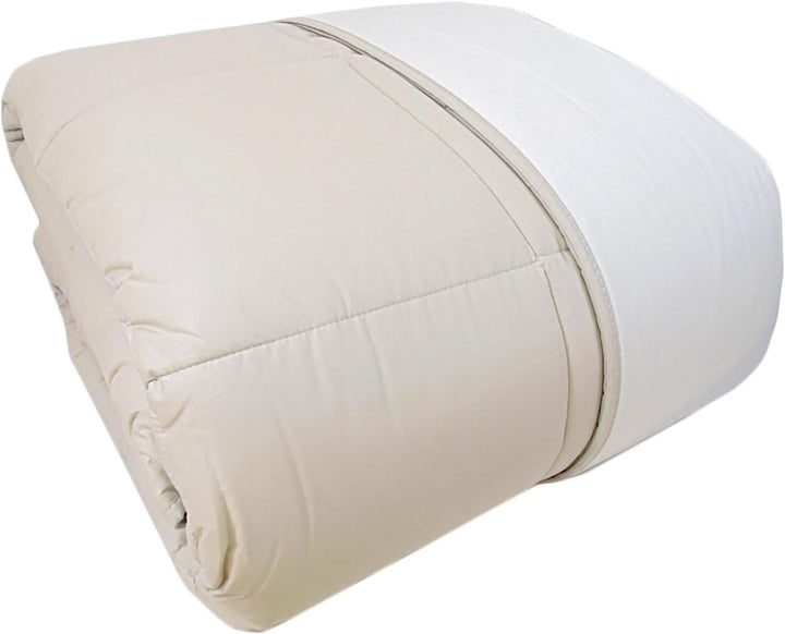 Caleffi Bicolor steppdecke, Baumwolle, Sand, 160 x 190 cm, Sand