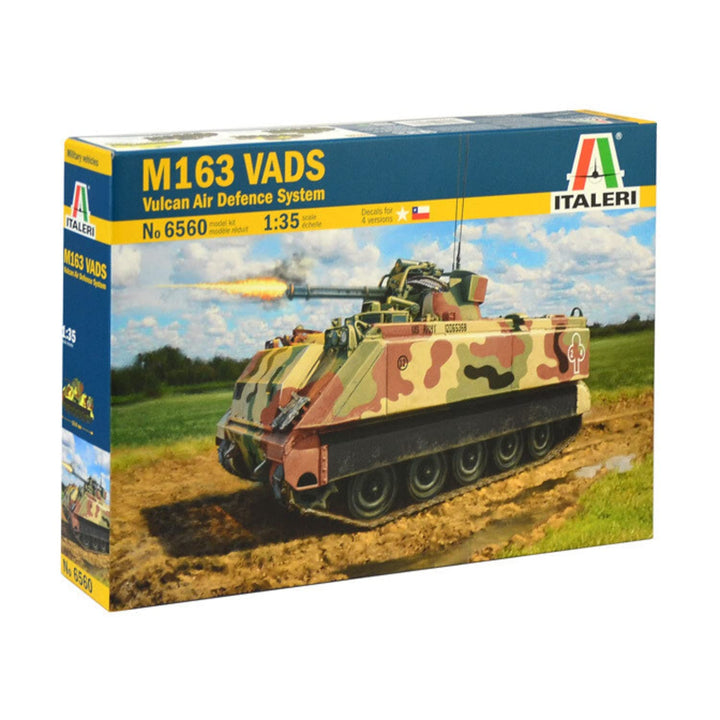 ITALERI 6560S - 1:35 M163 VADS , Modellbau, Bausatz, Standmodellbau, Basteln, Hobby, Kleben, Plastik