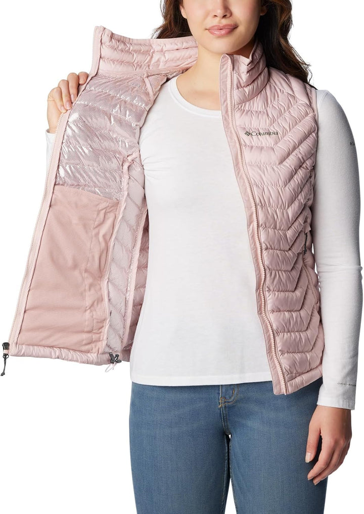 Columbia Powder Lite Vest, Steppweste für Damen Lässig. XS Rot, Lässig. XS Rot