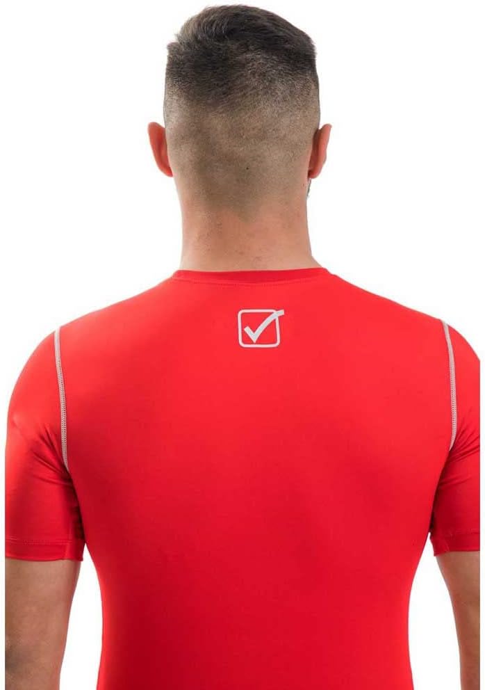 Givova Corpus 2 Elastisches Ärmel-Unterhemd M/C T-Shirt M Rot, M Rot